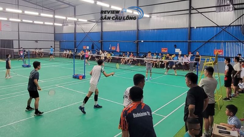 Nhà thi đấu cầu lông T01 tại Quảng Ngãi có sân tập tốt, rộng rãi