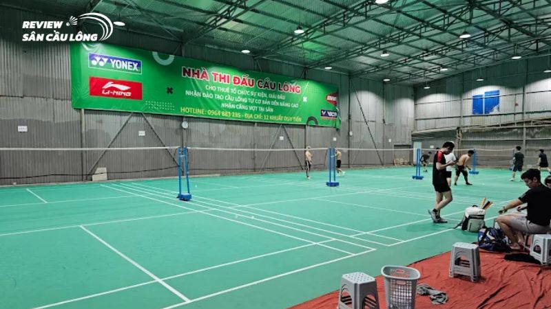 Sân cầu lông 12 Khuất Duy Tiến - Sân cầu lông Thanh Xuân uy tín và tiện nghi