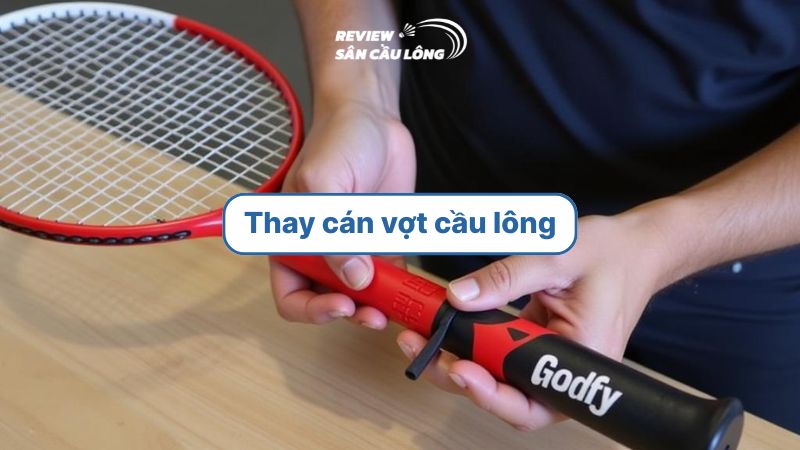 Hướng dẫn cách thay cán vợt cầu lông và gợi ý địa chỉ uy tín